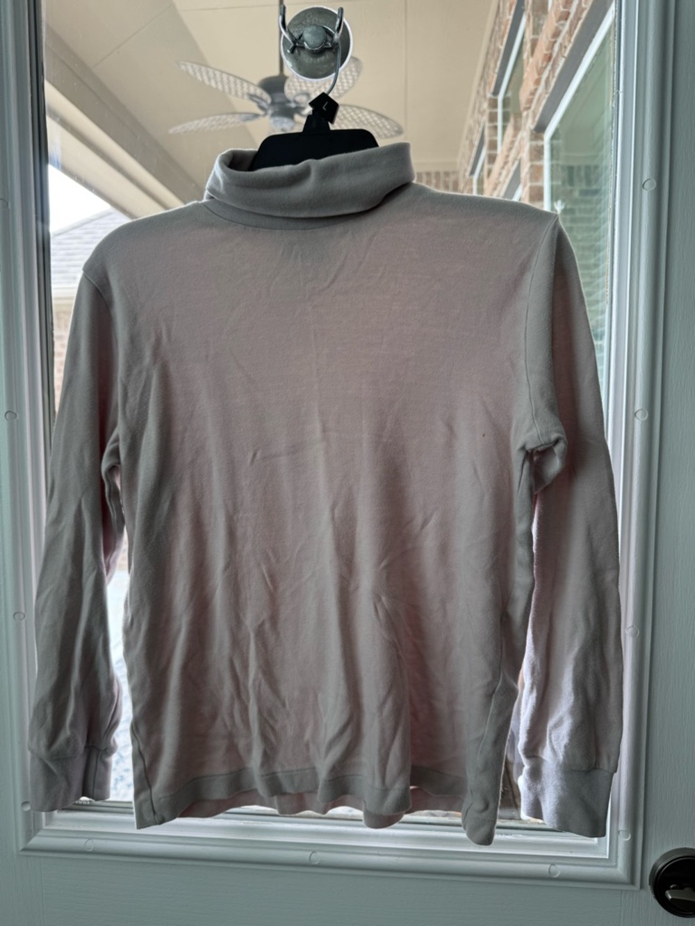Lord & Taylor Light Grey Women's Turtleneck Sweater Top